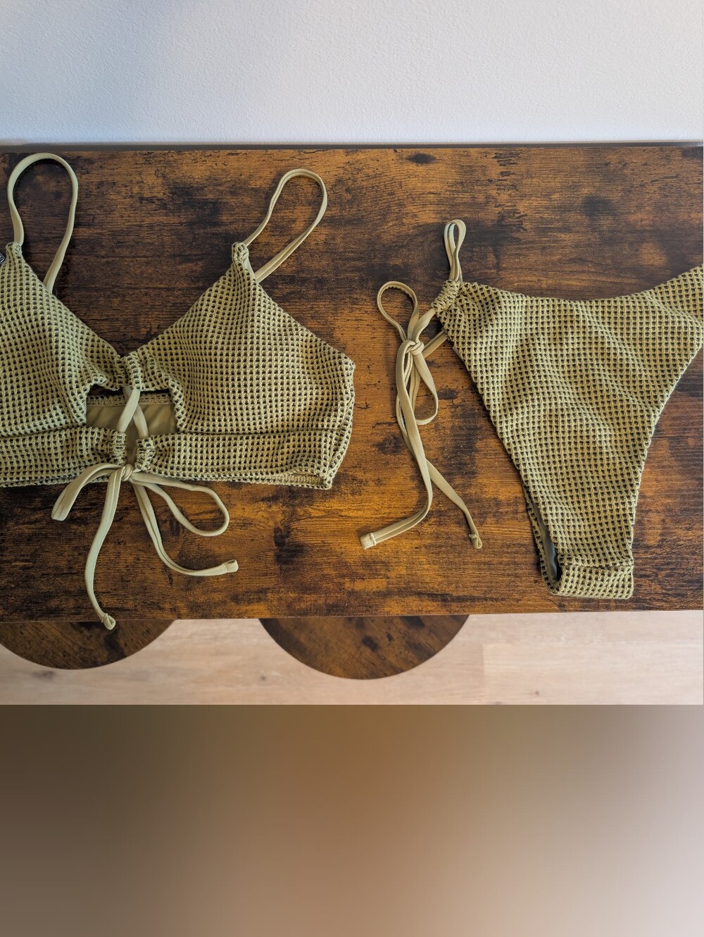 ZAFUL Olive Green Bikini (Size M)
